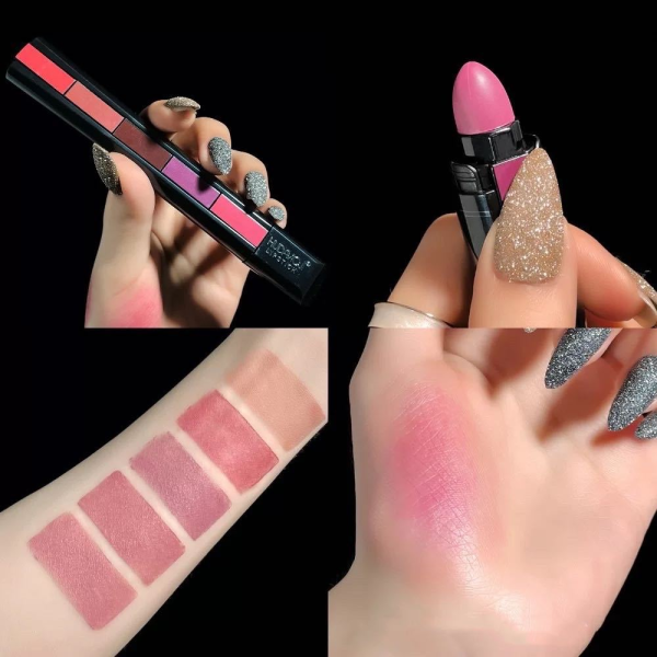 5 in 1 Matte Lipstick Set Waterproof Long Lasting Lipstick – 3.5g Each, Random Shades