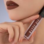 Matte Dip Liquid Lipstick Mocha Frappe-404 - Transfer-Proof Hydrating Chocolate Brown Lip Color