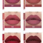 Handaiyan 6-Piece Lip Gloss Set - Velvet Moisturizing Waterproof Matte Lipstick Kit with Non-Stick Formula