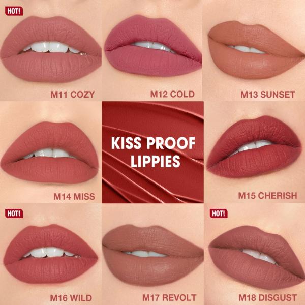 O.TWO.O Matte Bullet Lipstick – Rich Pigmentation, Smooth Application, Long-Lasting Wear