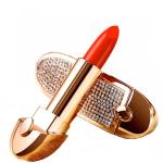 Hengfeng Diamond Radiance Matte Lipstick with Built-In Mirror - Long-Wear Velvet Finish