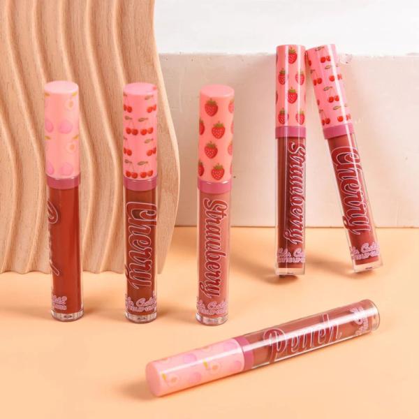 Color Castile Matte Lip Gloss 4-Pack - Long-Lasting, Waterproof, Smudge-Proof