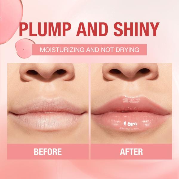 O.TWO.O Crystal Berry Lip Gloss with Vibrant Color and Hydrating Non-Sticky Formula