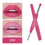 MISS ROSE 2-in-1 Lip Liner and Lipstick - Waterproof, High Pigment