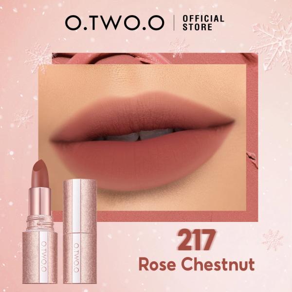 O.TWO.O Matte Bullet Lipstick – Rich Pigmentation, Smooth Application, Long-Lasting Wear
