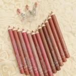 Lip Liner Pencil Set of 12 Shades - Dual Use as Lip Liner & Matte Lipstick
