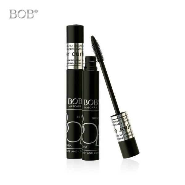 BOB Super Curl Waterproof Black Mascara with Volume, Lengthening and Smudge-Resistant Formula