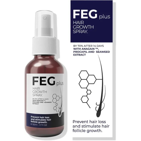 FEG PLUS Hair Growth SERUM and SPRAY 50ml - For Men and Women