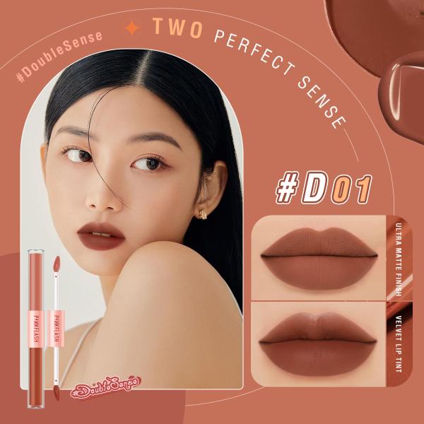 PinkFlash Duo 2-in-1 Liquid Matte Lipstick with Misty Effect PF-L13
