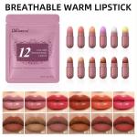 LMG BROTHS Mini Matte Lipstick Pods Set – Portable Travel Size Silky Smooth Finish