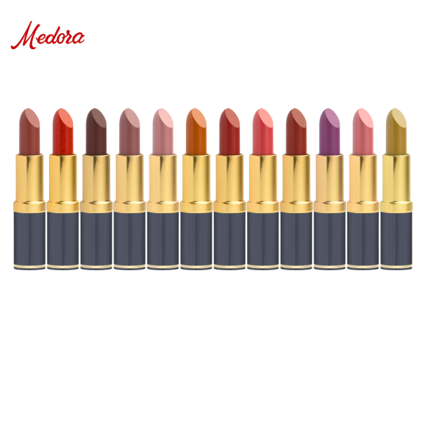 Medora Lipstick Set of 5 - Vibrant and Elegant Shades Collection