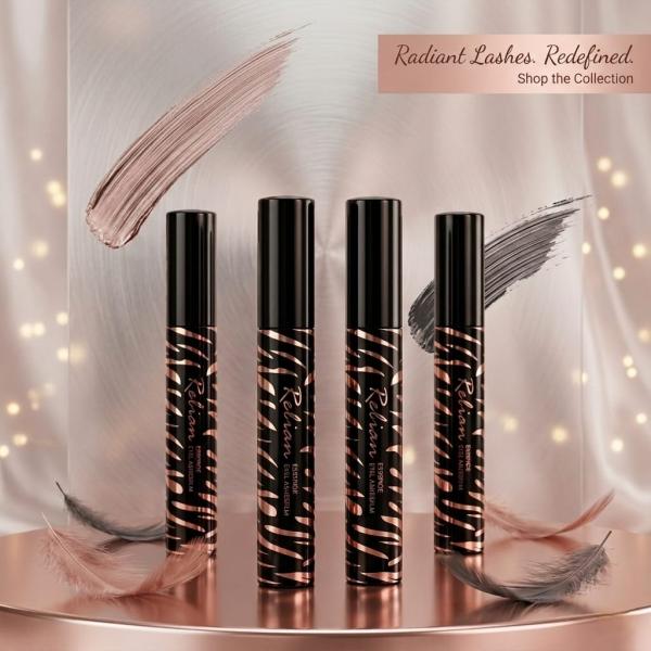 Gleam & Grace Intense Volume Mascara – Precision Brush for Dramatic, Long-Lasting Lashes