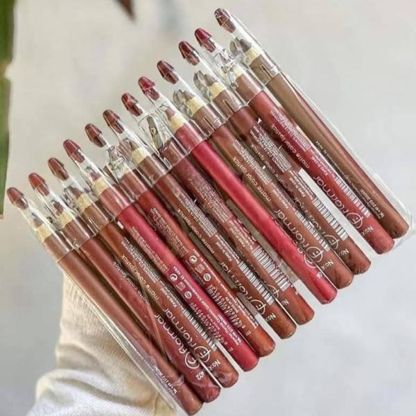 Flormar Matte Color Lip Pencil High Pigmentation Creamy Waterproof Lip Liner