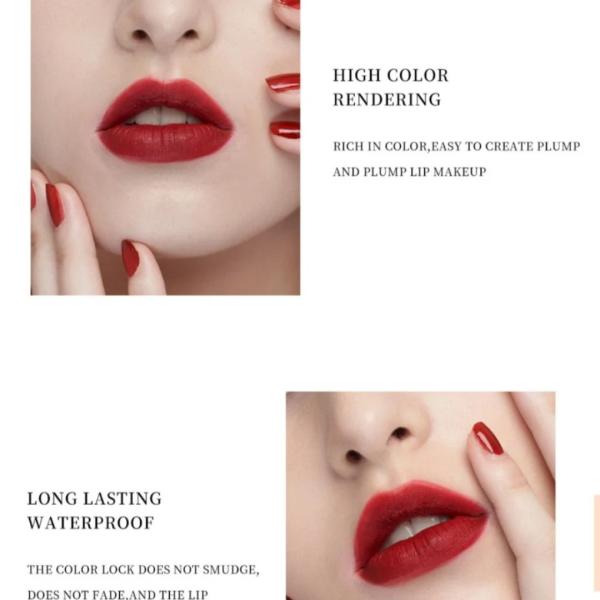 Beautious Set of 5 Mini Pen Style Matte Lipsticks Long-Lasting