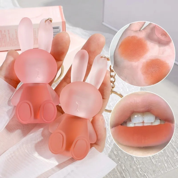 Gege Bear Cute Rabbet Velvet Lipstick Matte Finish - 6 Color Options