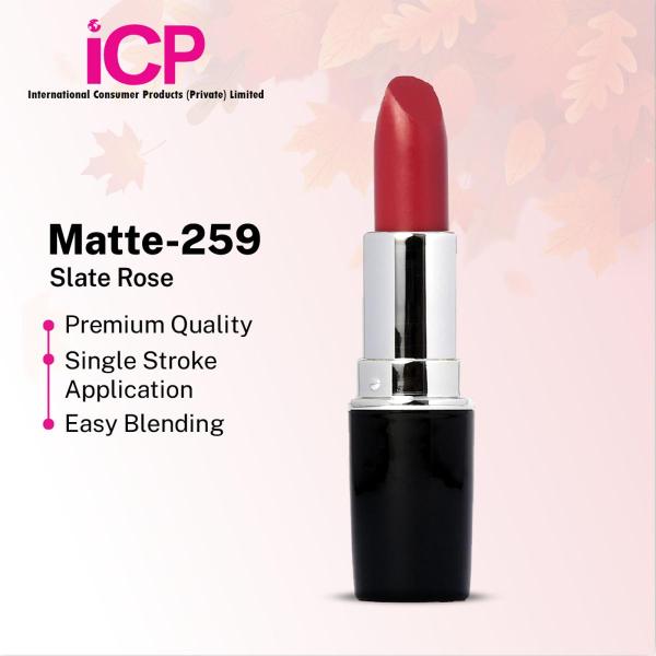 SwissMiss Matte Lipstick in Slate Rose (M-259) with Elegant Color