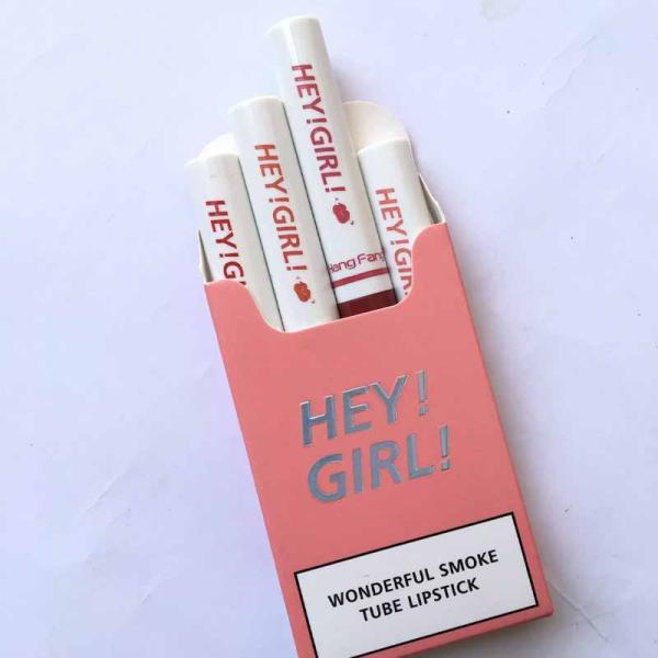 Hey Girl Matte Lipstick Pack of 4 - Long Lasting Velvet Semi-Matte Lip Colors