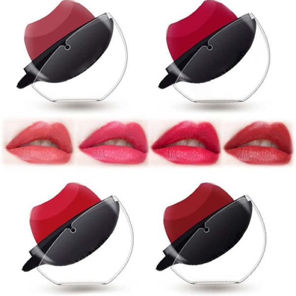Korean Style Lip-Shape Lipstick - Long-Lasting Moisturizing Waterproof Matte Lip Gloss Tint