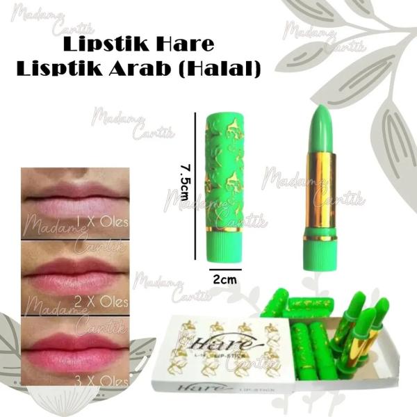 Magic Green Lipstick - Temperature-Activated Color Changing Natural Lip Tint