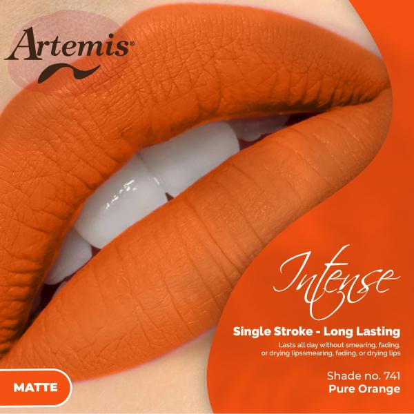 Artemis 741 Intense Long-Lasting Lipstick - Smudge-Free All Day Wear