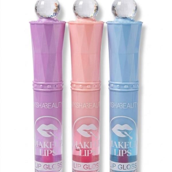 Transparent Moisturizing Lip Gloss - Fruity, Non-Toxic Balm for Girls and Women