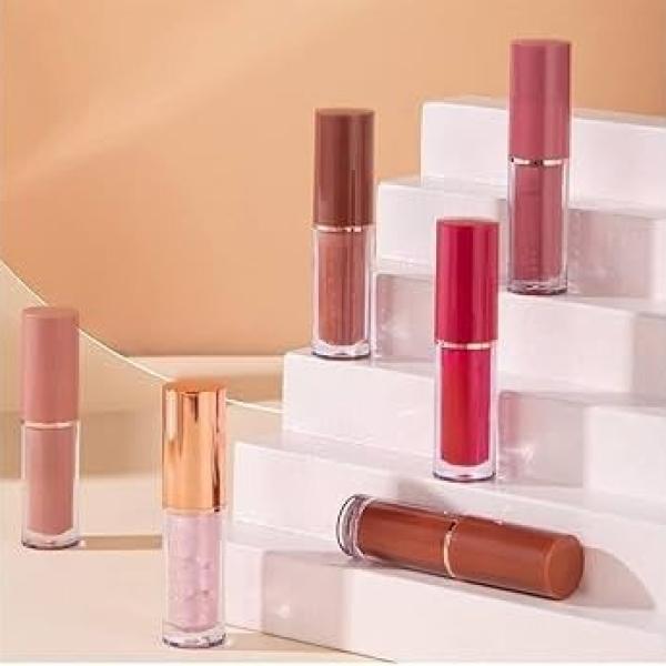 Mocallure Lip Gloss Kit – Pack of 12 Moisturizing Matte Liquid Lipsticks 2.5ml