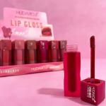 Hudamoji Teddy Matte Lip Gloss with Velvet Finish and Long-Lasting Pigmented Color
