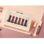 6-Piece Nude Lipstick Liquid Velvet Matte Gloss Set for Women