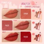 Pinkflash Soft Matte Liquid Lipstick - Waterproof, Moisturizing, Highly Pigmented in 14 Shades