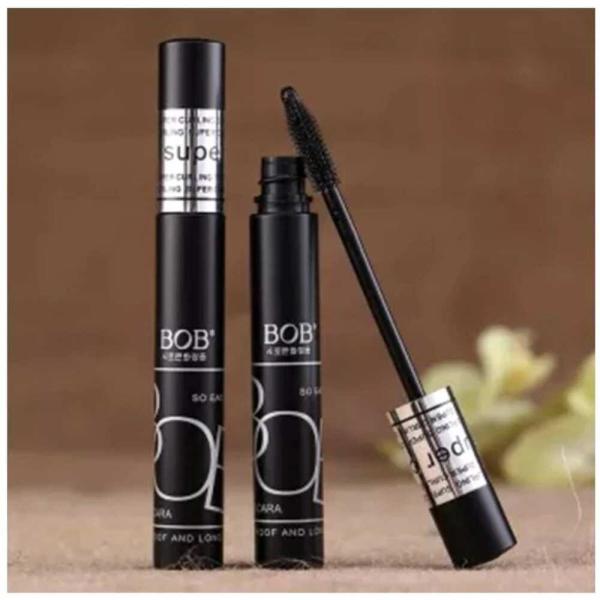 BOB Super Curl Waterproof Black Mascara with Volume, Lengthening and Smudge-Resistant Formula