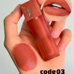 Hudamoji Teddy Matte Lip Gloss with Velvet Finish and Long-Lasting Pigmented Color