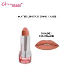 Glamorous Face Matte Lipstick with Vitamin E & Aloe Vera - Pink Case