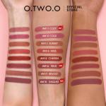 O.TWO.O Matte Bullet Lipstick – Rich Pigmentation, Smooth Application, Long-Lasting Wear