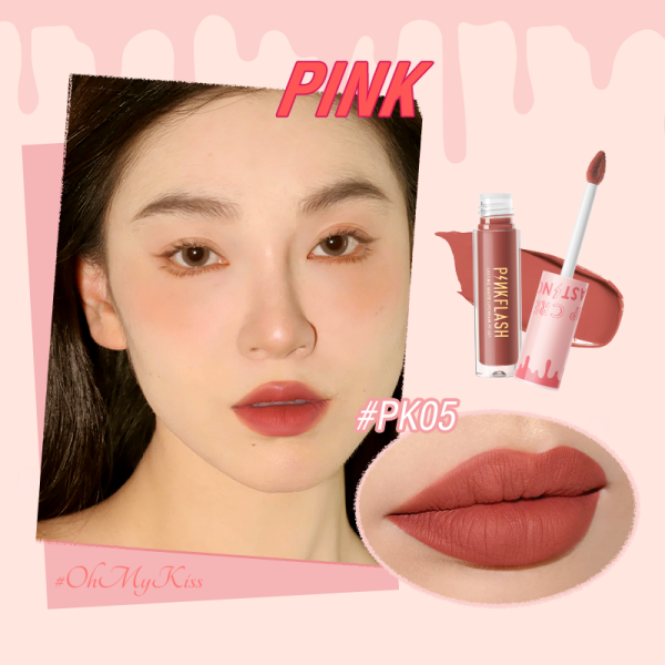Pinkflash Soft Matte Liquid Lipstick - Waterproof, Moisturizing, Highly Pigmented in 14 Shades