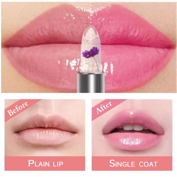 Julystar Pack of 3 Flower Moisturizing Lipsticks for Girls & Women - Shade 8111
