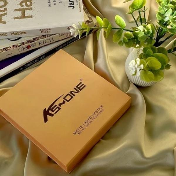 KS-ONE Nude Makeup Lipstick Kit - 6 Pieces Liquid Velvet Matte Long-Lasting Waterproof Lipsticks