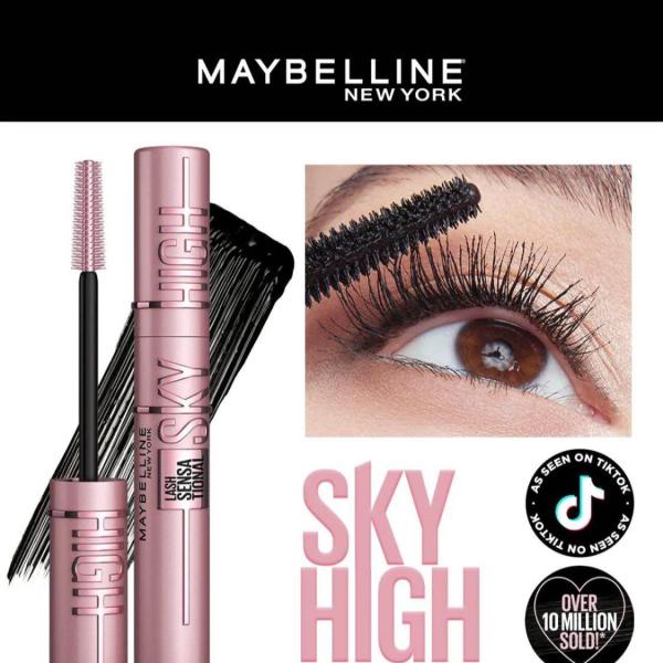 Kiss Beauty Sky High Ultra Volume Mascara for Bold, Dramatic Lashes