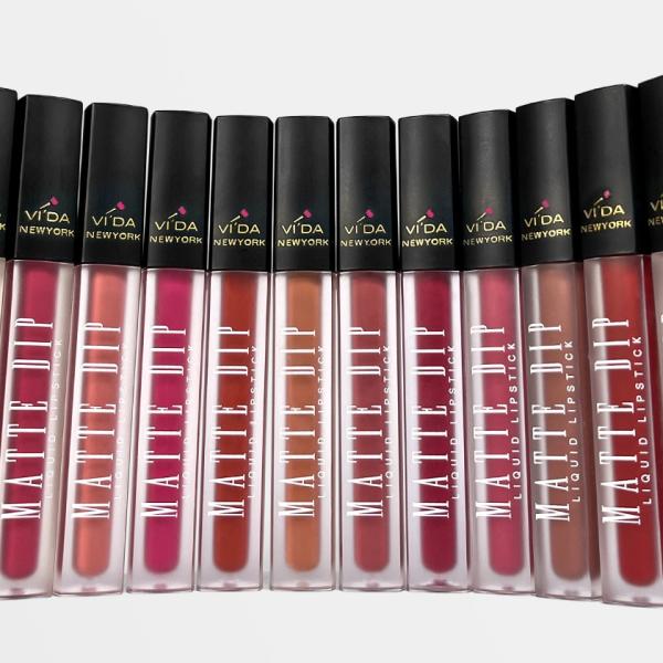 Matte Dip Liquid Lipstick Mocha Frappe-404 - Transfer-Proof Hydrating Chocolate Brown Lip Color