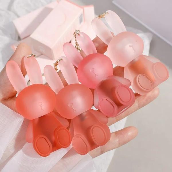 Gege Bear Cute Rabbet Velvet Lipstick Matte Finish - 6 Color Options