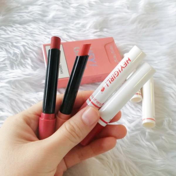 NB Hey Girl Matte Lipstick Pack of 4 Velvet Long-Lasting Semi-Matte Lip Colors