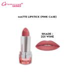 Glamorous Face Matte Lipstick with Vitamin E & Aloe Vera - Pink Case
