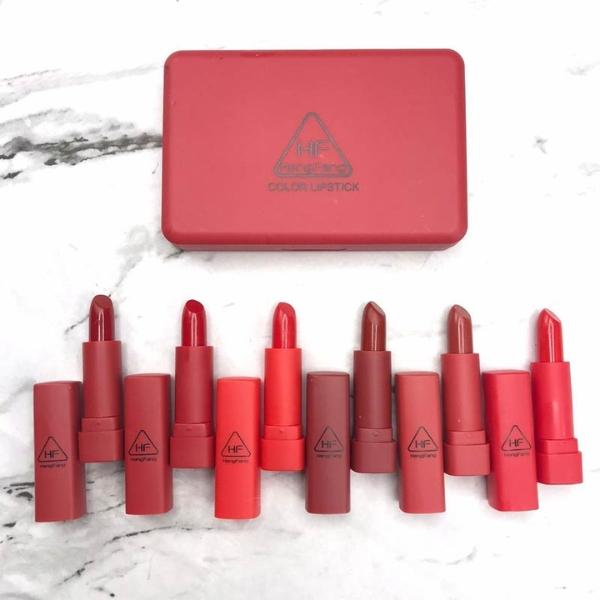 Hengfang 6 in 1 Matte Lipstick Set - Waterproof Six-Color Lip Kit