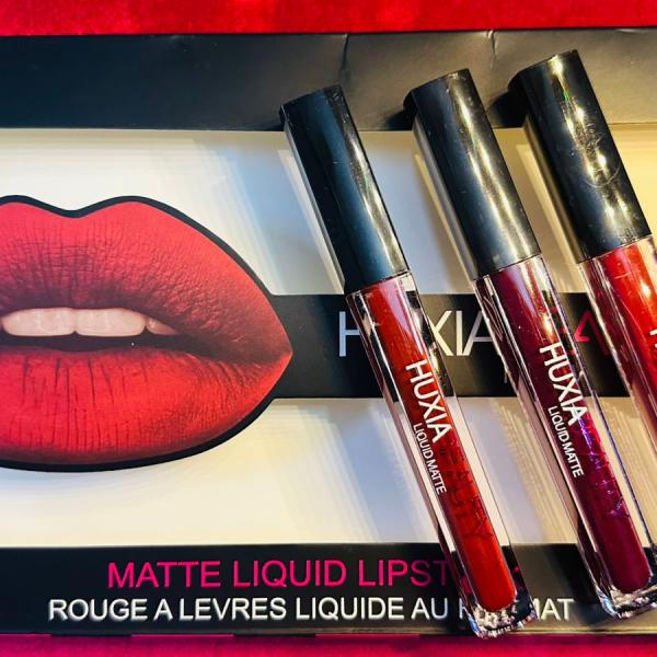 Beautious Matte Lipgloss Set of 12 - Nude and Reddish Shades