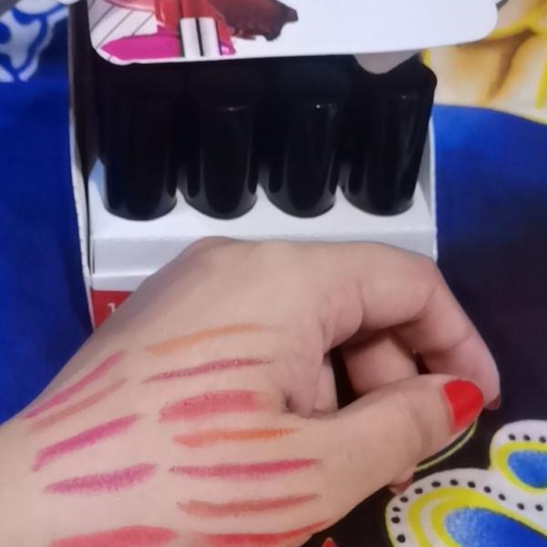 Matte Lipstick Set - Pack of 12 Multicolor Shades in Compact Box