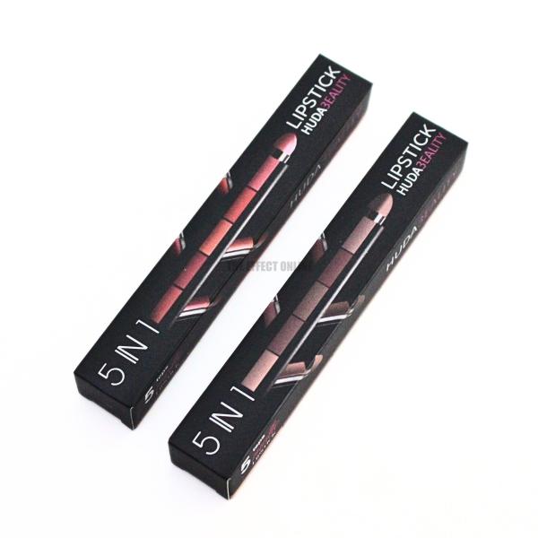 Set of 5 Mini Pen-Style Matte Lipsticks - Waterproof, Long-Lasting, Non-Stick Cup Formula for Girls & Women