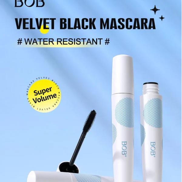 BOB Super Curl Waterproof Black Mascara with Volume, Lengthening and Smudge-Resistant Formula