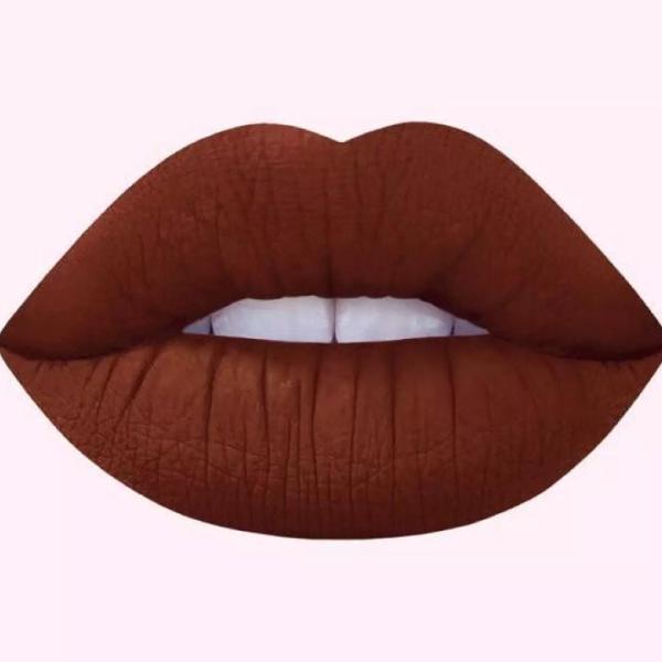 Dark Maroon Lipstick with Matte Finish and Rich Pigmentation