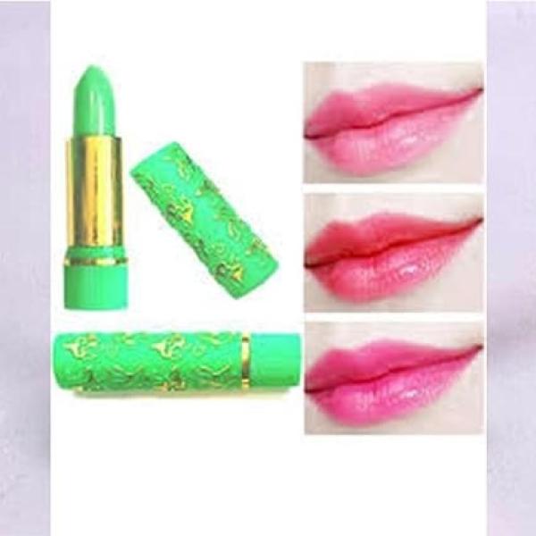 Magic Green Lipstick - Temperature-Activated Color Changing Natural Lip Tint