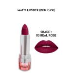 Glamorous Face Matte Lipstick with Vitamin E & Aloe Vera - Pink Case