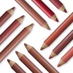 Pack of 2, 3, 6, or 12 Matte Nude Lip Liners - Pigmented Jumbo Lip Pencils for Defined Lips